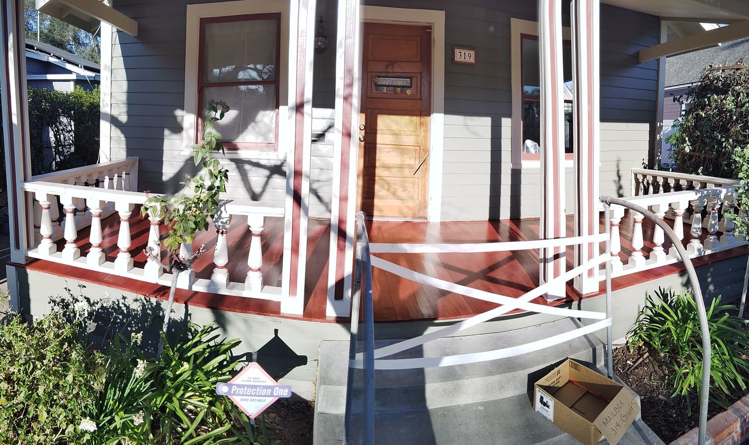 Gingerbread Porch — Finished Front View