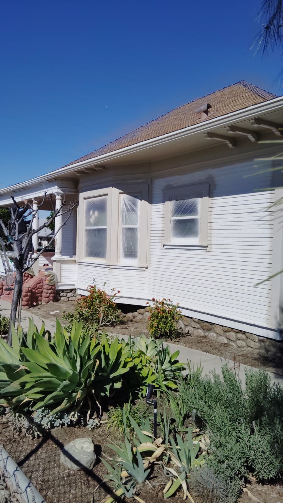 Gingerbread Bungalow — Side Elevation before