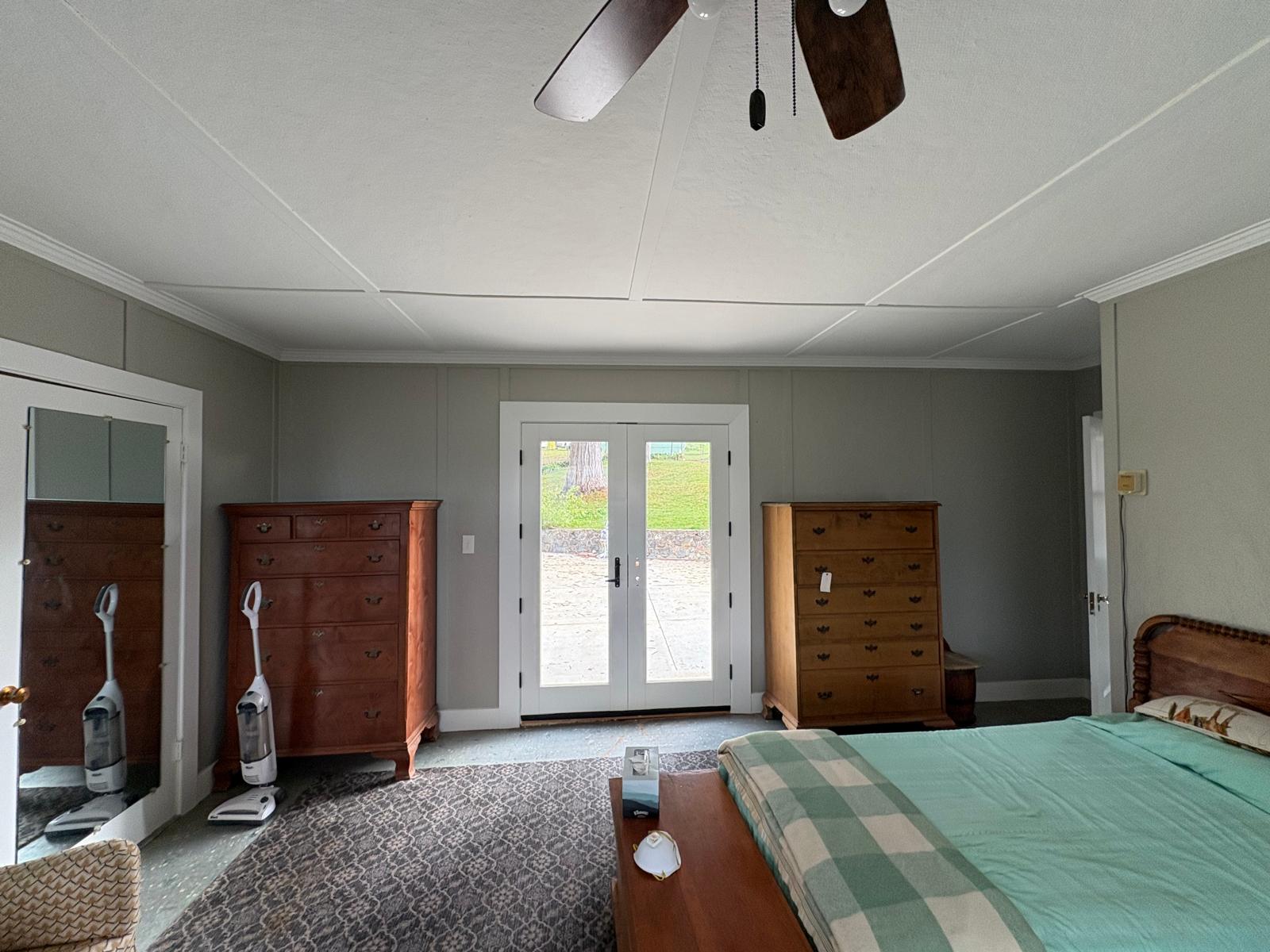 Bedroom — French Door Wall after