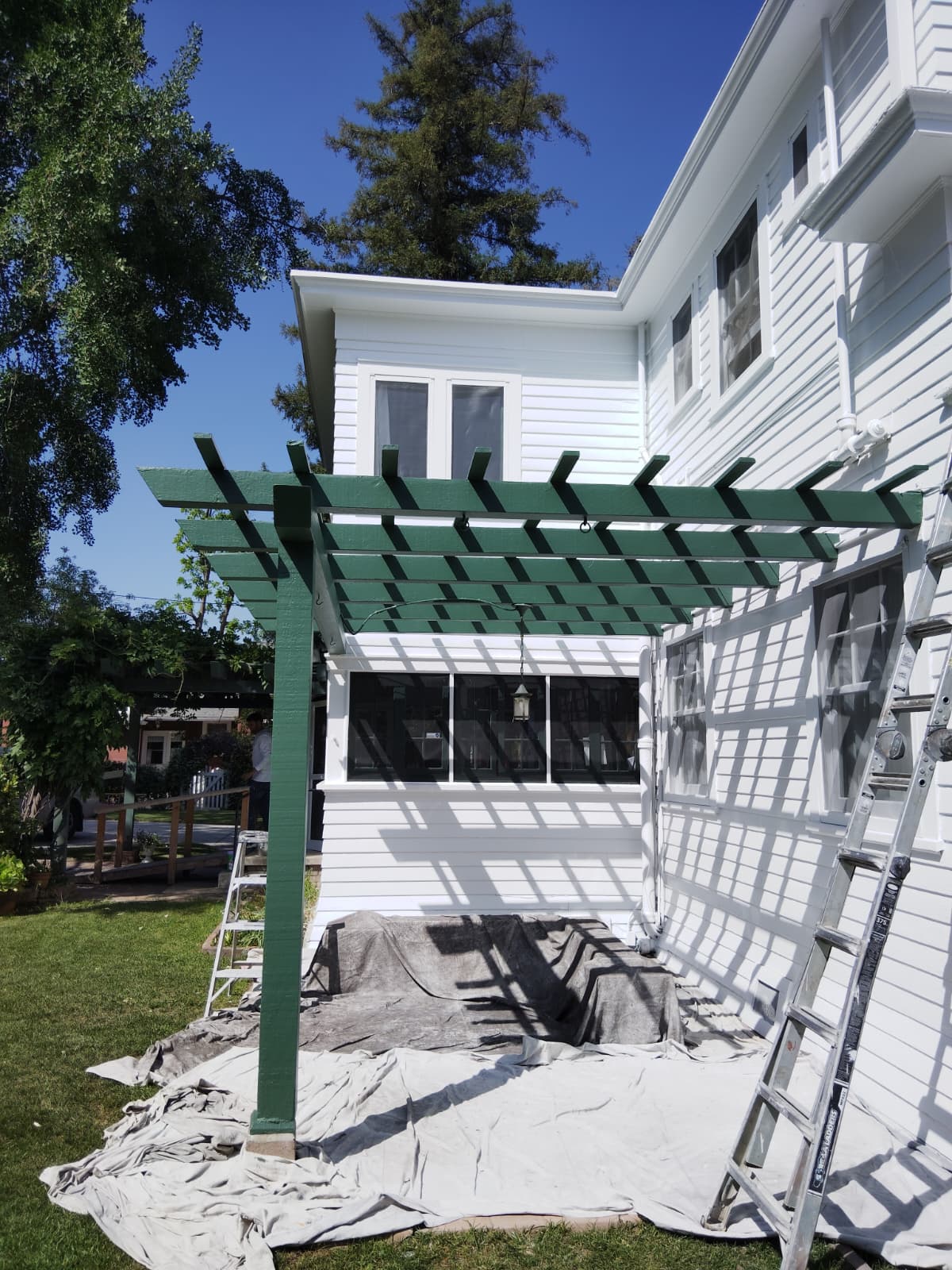 Victorian White — Garden Pergola